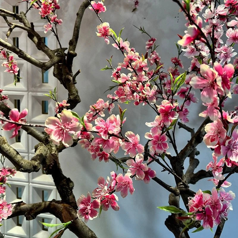 Artificial Cherry Blossom Tree Lifelike Blossoms No Maintenance