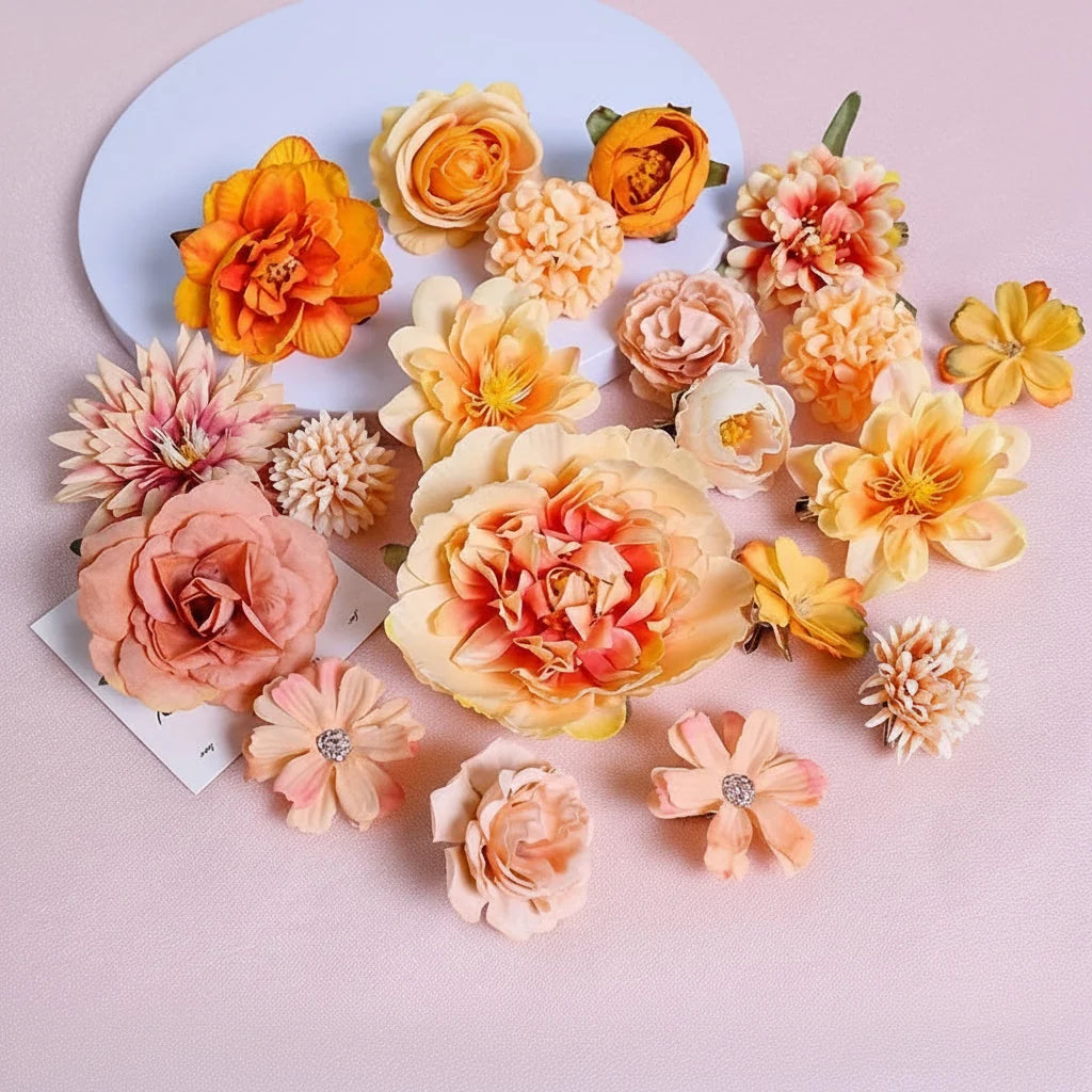Artificial Daisy Bouquet Bendable Wired Stems No Water Needed