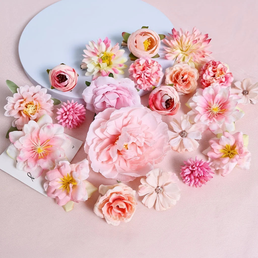 Artificial Daisy Bouquet Bendable Wired Stems No Water Needed