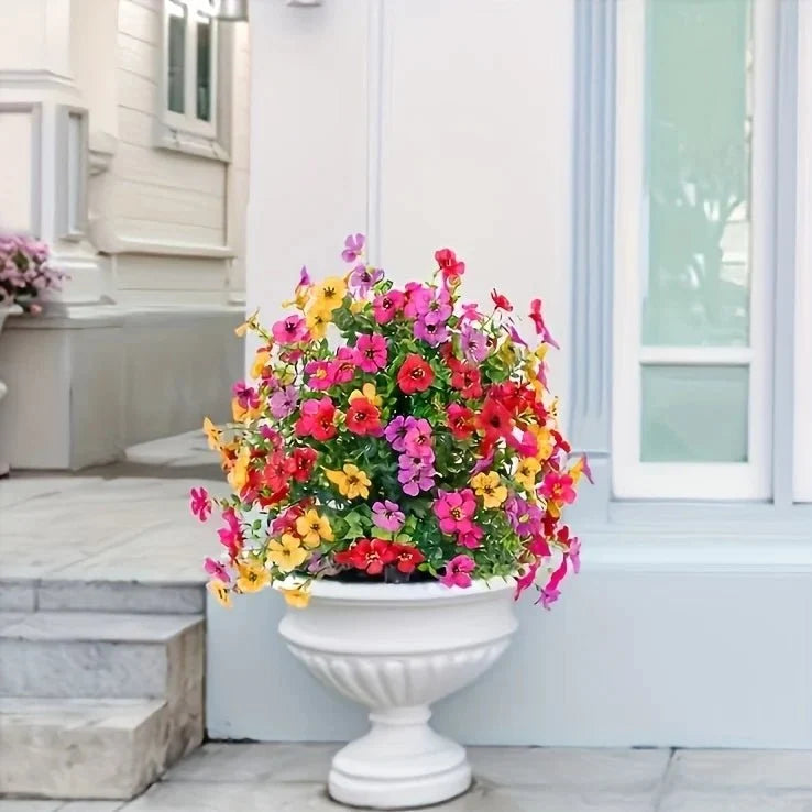 Artificial Flower Arrangement Daisies & Eucalyptus 17.7 Inch