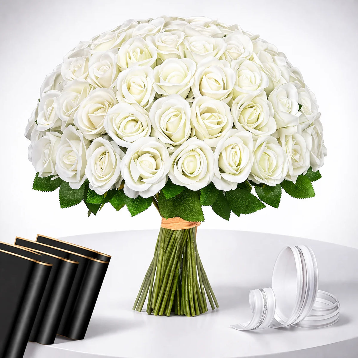 Artificial Flower Set Coordinated Wired & Trimmable Stems