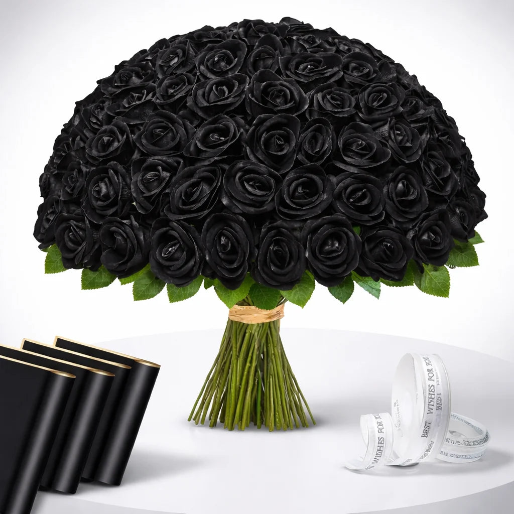 Artificial Flower Set Coordinated Wired & Trimmable Stems
