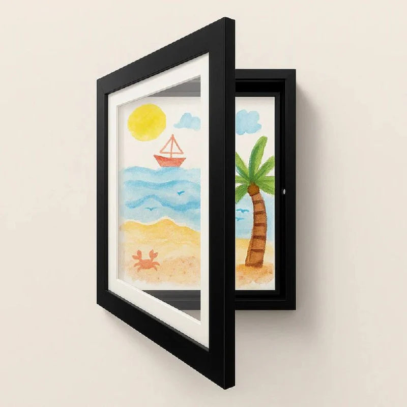 Artwork Frame Magnetic Closure Stores Up to 150 Pages