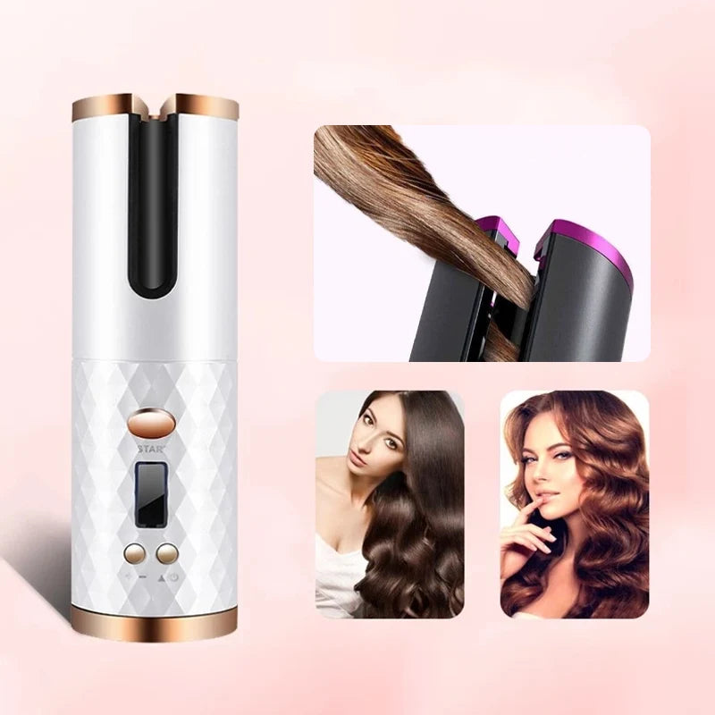 Automatic Curling Iron Cordless Ceramic Coating