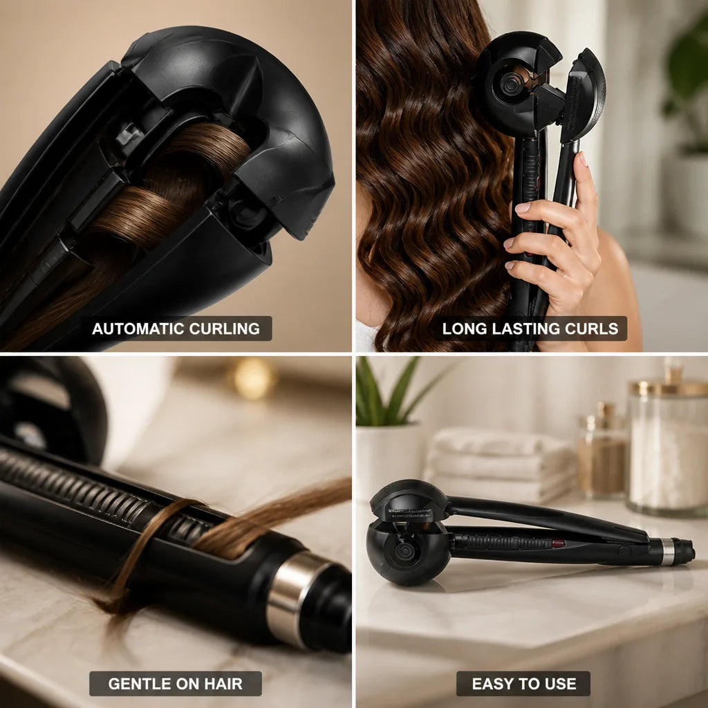 Automatic Hair Curler Rotating Tourmaline Ceramic
