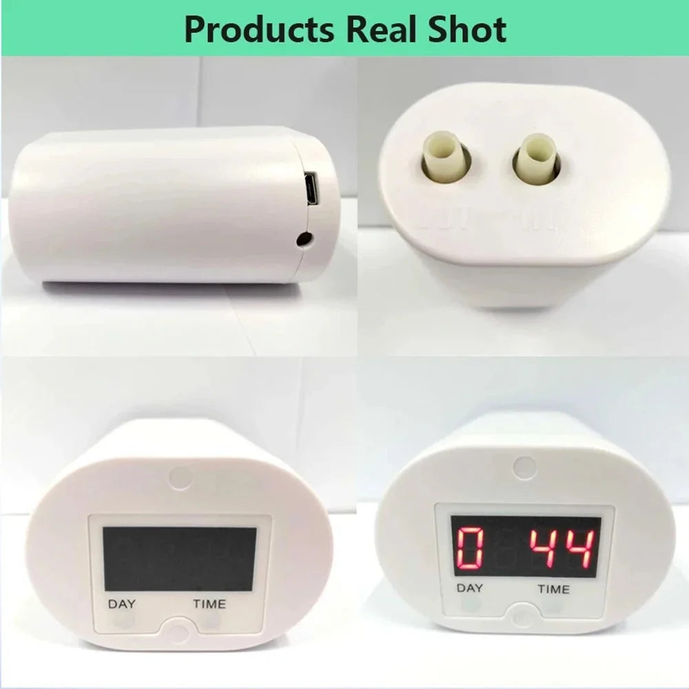 Automatic Plant Watering System Scheduled Rechargeable Flexible Tubes