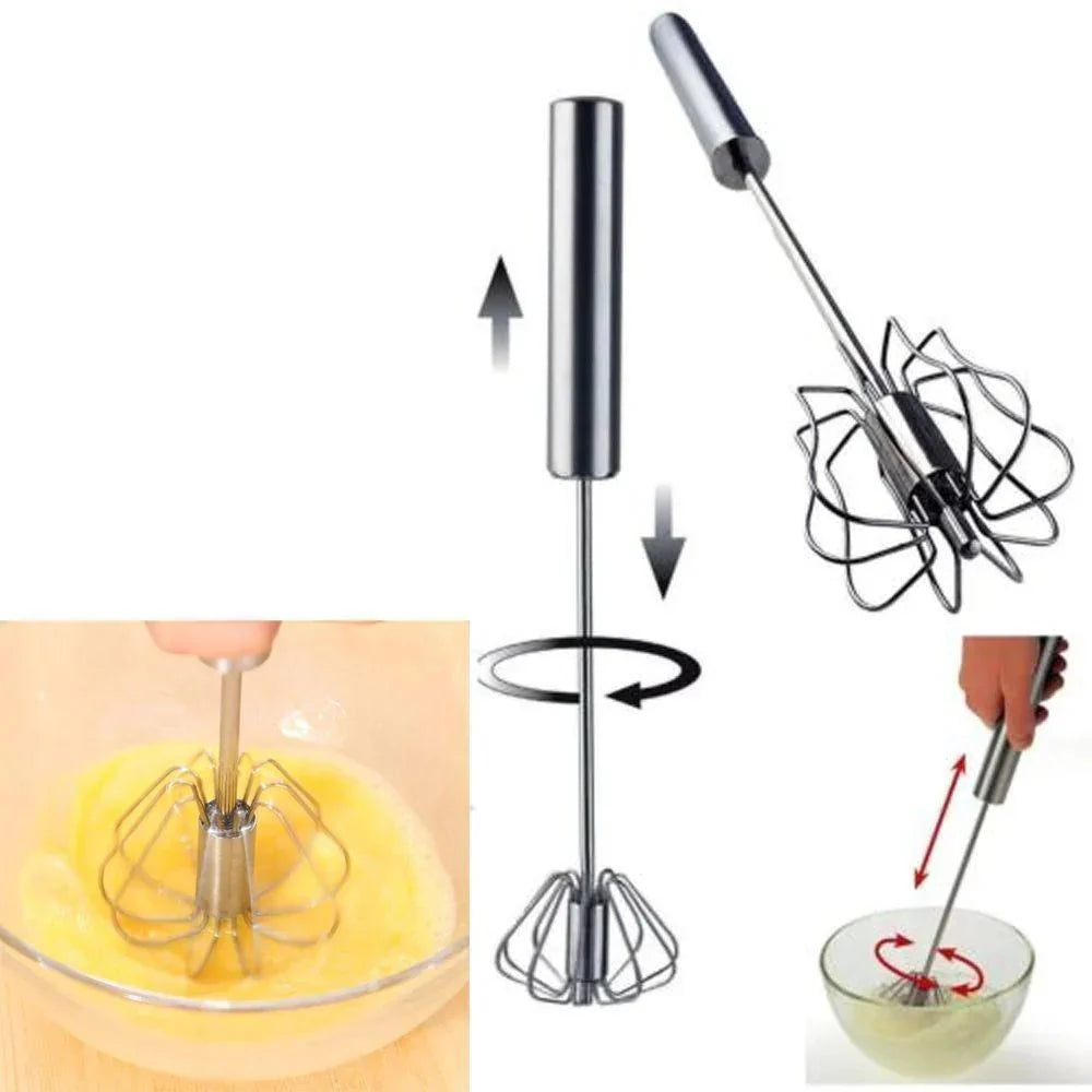 Automatic Whisk Clip-On Hands-Free 3-Speed Dishwasher-Safe