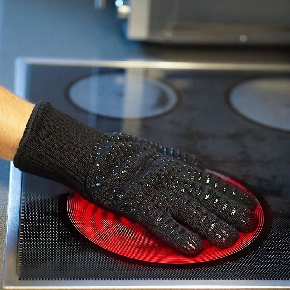 BBQ Gloves Heat-Resistant Aramid Non-Slip Grip