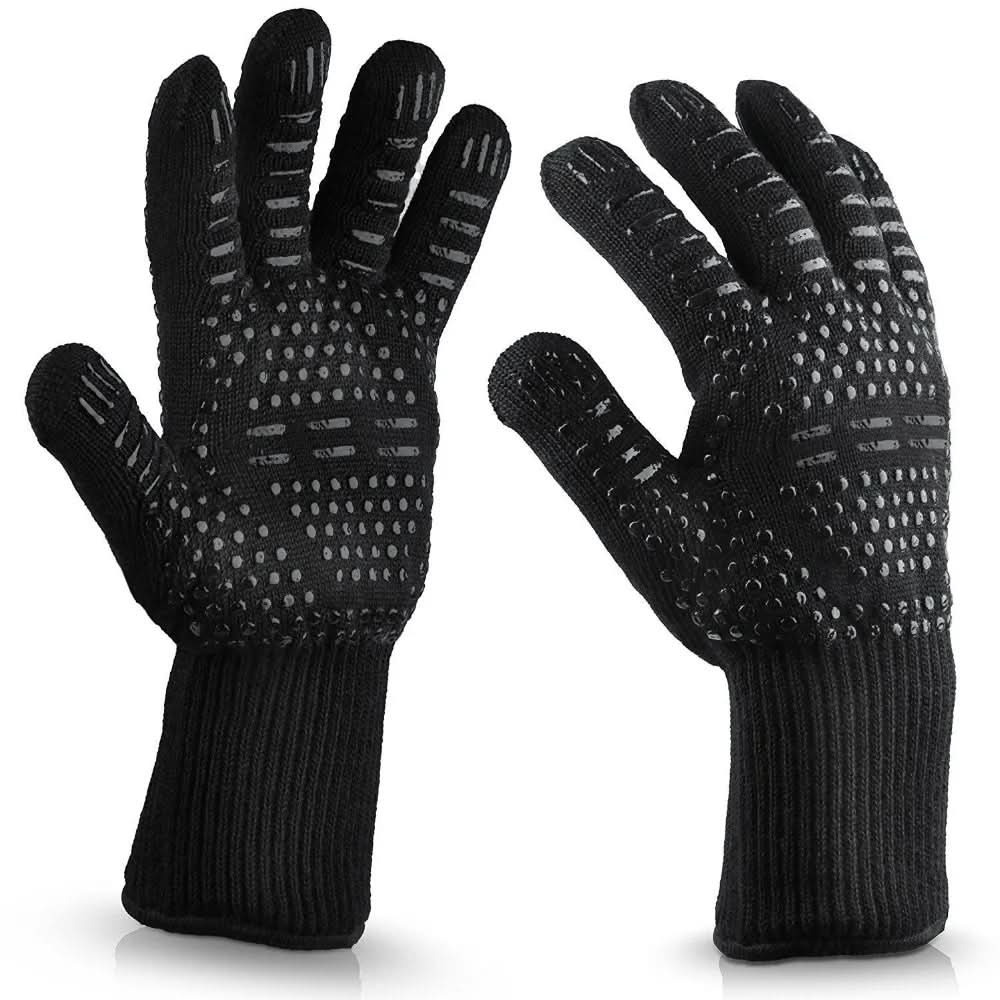 BBQ Gloves Heat-Resistant Aramid Non-Slip Grip