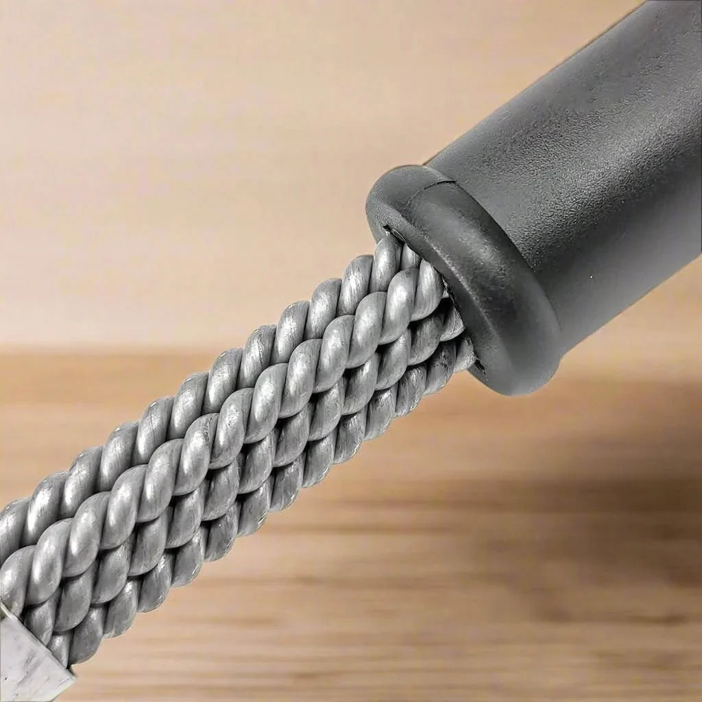 BBQ Grill Brush Bristle-Free Stainless Steel Three-Head Design