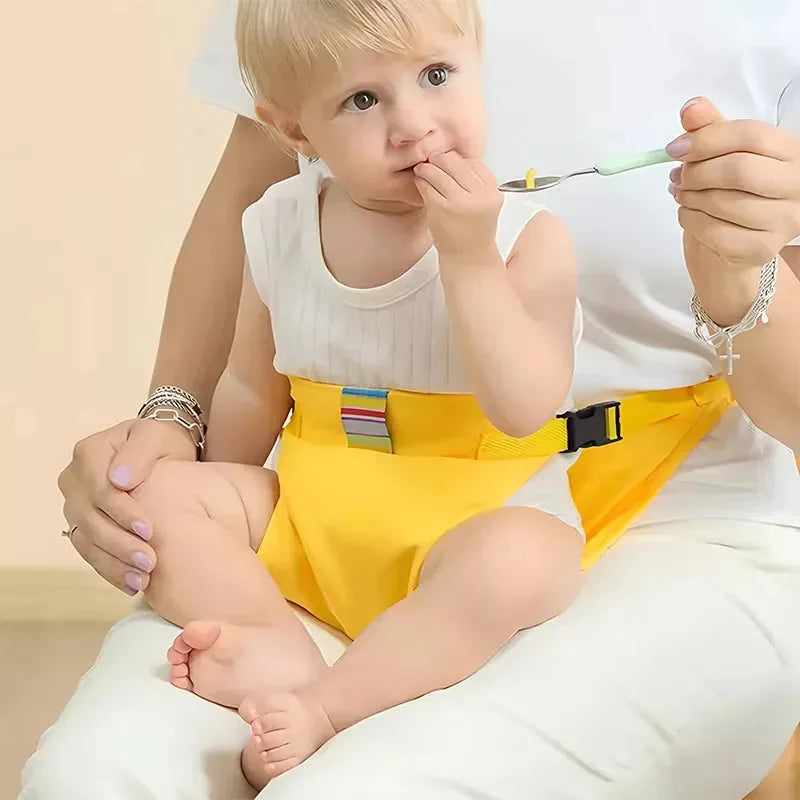 Baby Chair Safety Harness Adjustable Straps Compact Foldable Design