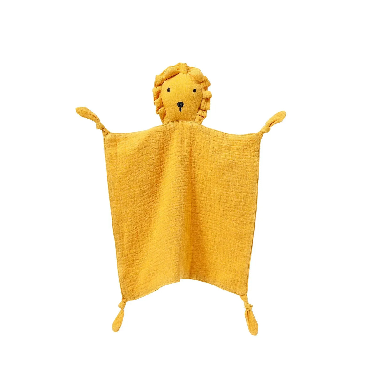 Baby Comfort Blanket Animal Head Soft Breathable Muslin Washable