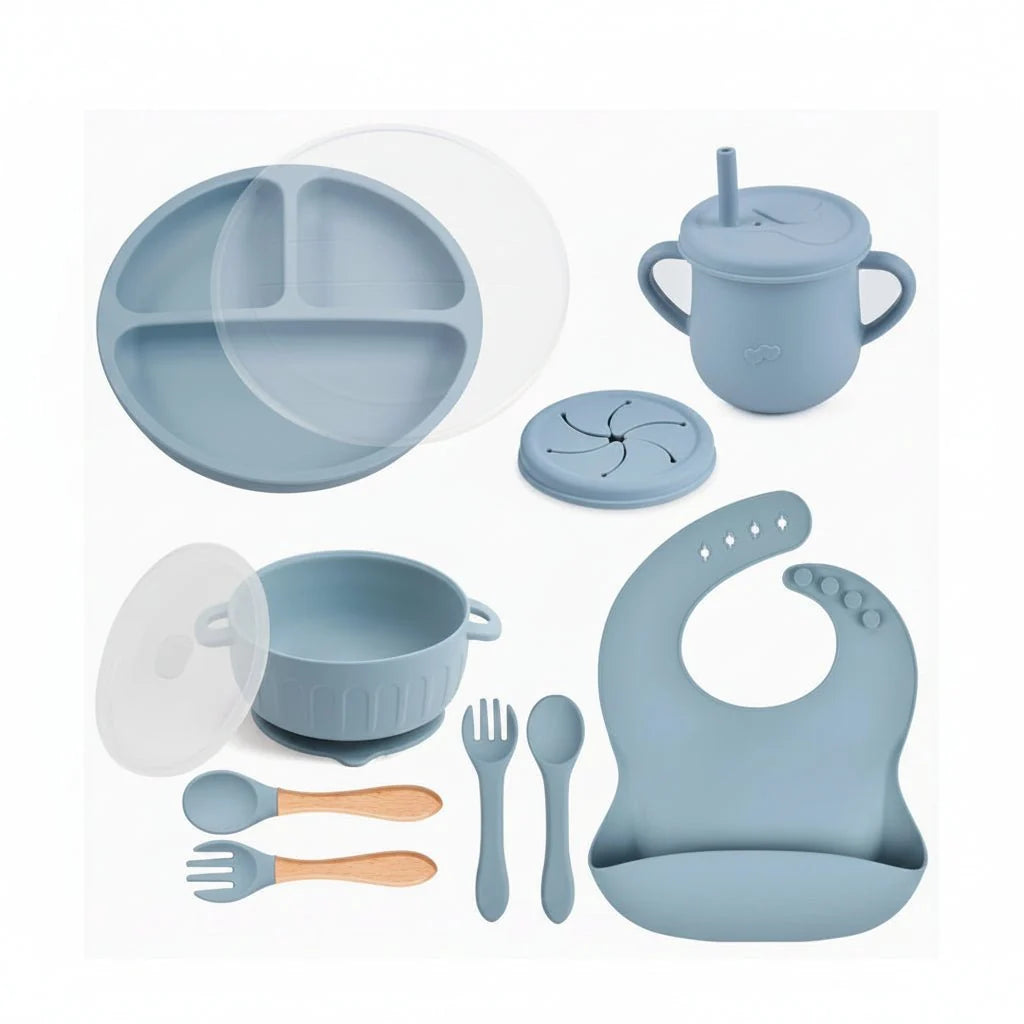 Baby Feeding Plate Soft Silicone Ergonomic Design