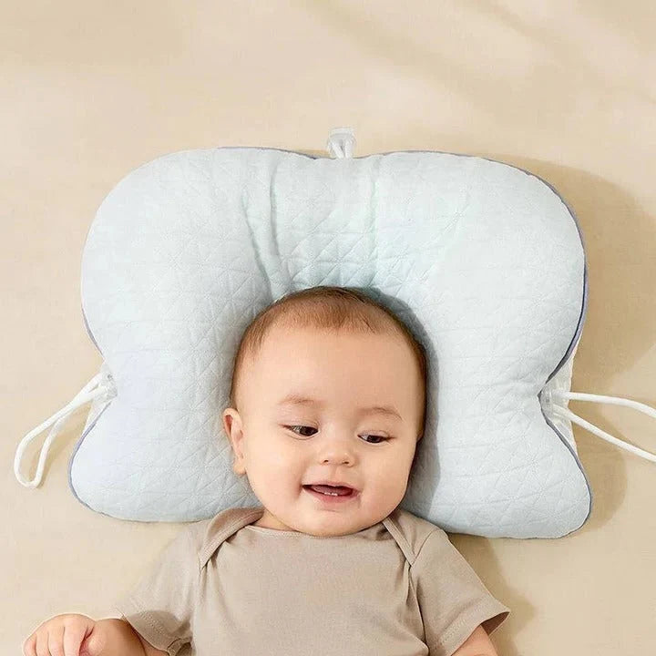 Baby Pillow Cotton Cover Adjustable Drawstring Memory Foam Blend