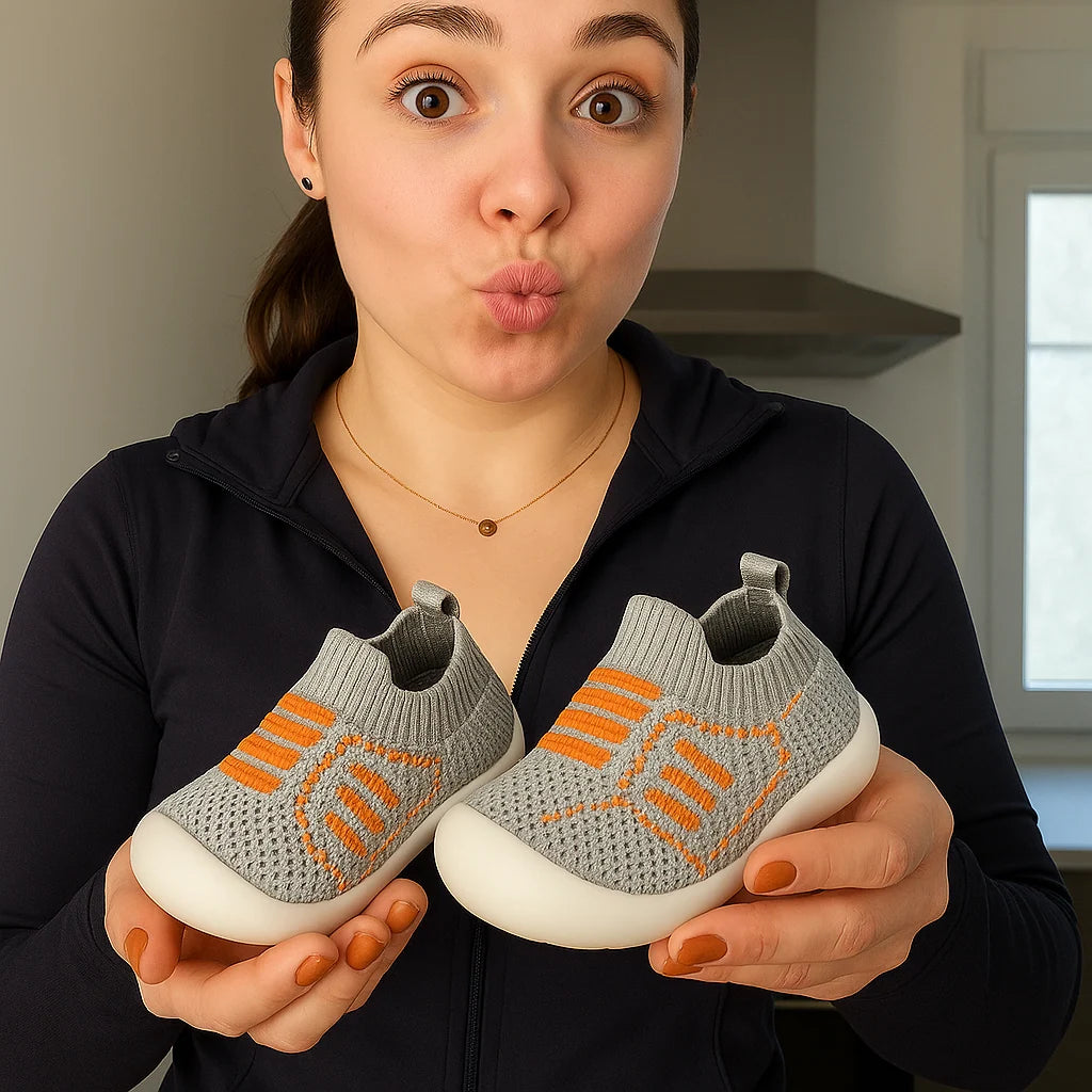 Baby Shoes Breathable Mesh Non-Slip Rubber Soles