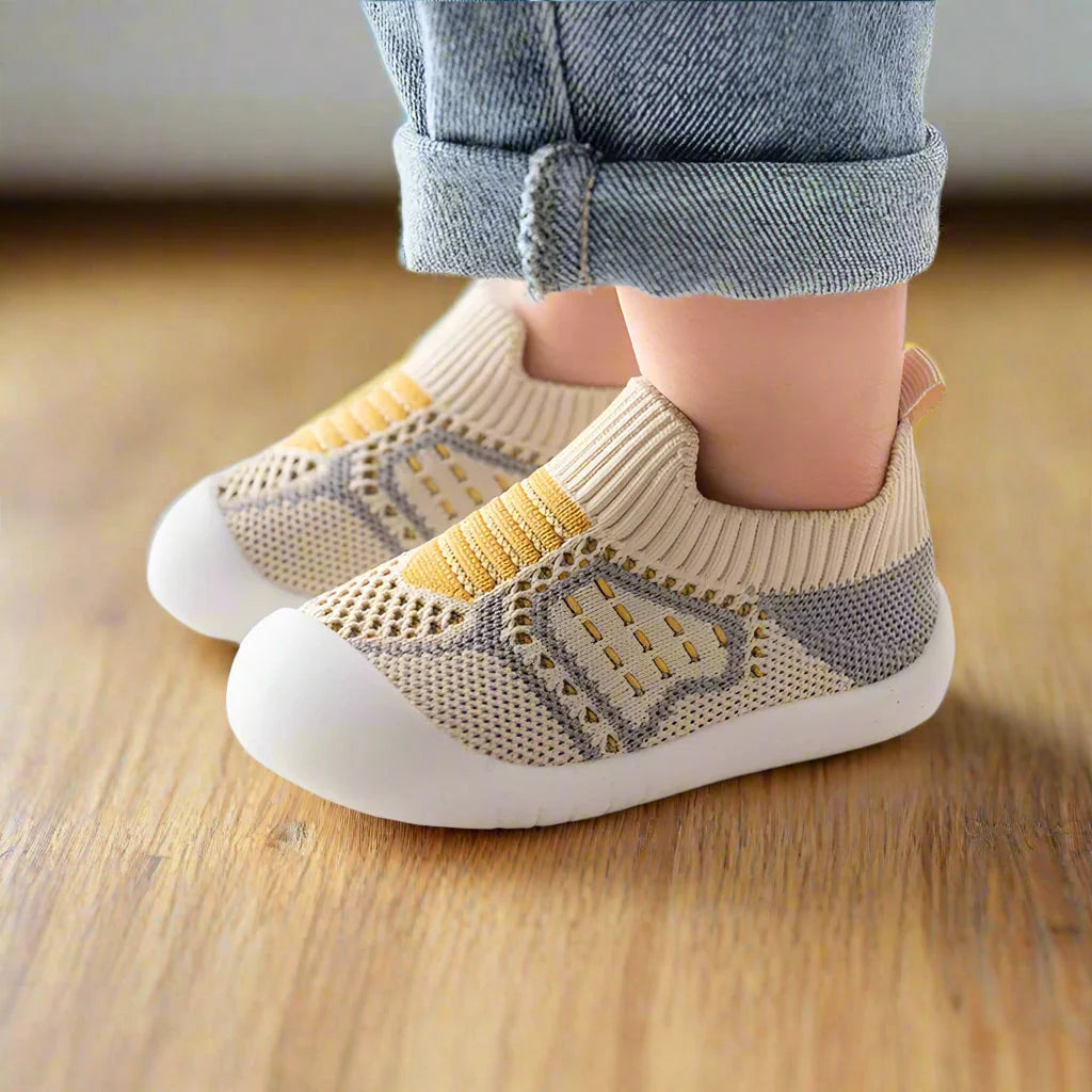 Baby Shoes Breathable Mesh Non-Slip Rubber Soles