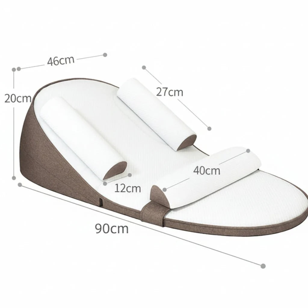 Baby Side-Sleeping Pillow Inclined Support Removable Washable Cover