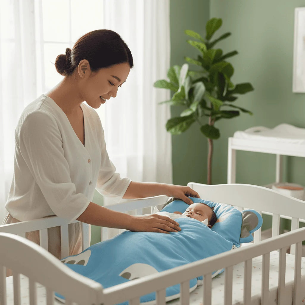 Baby Sleeping Bag Breathable Cotton Wrap Design