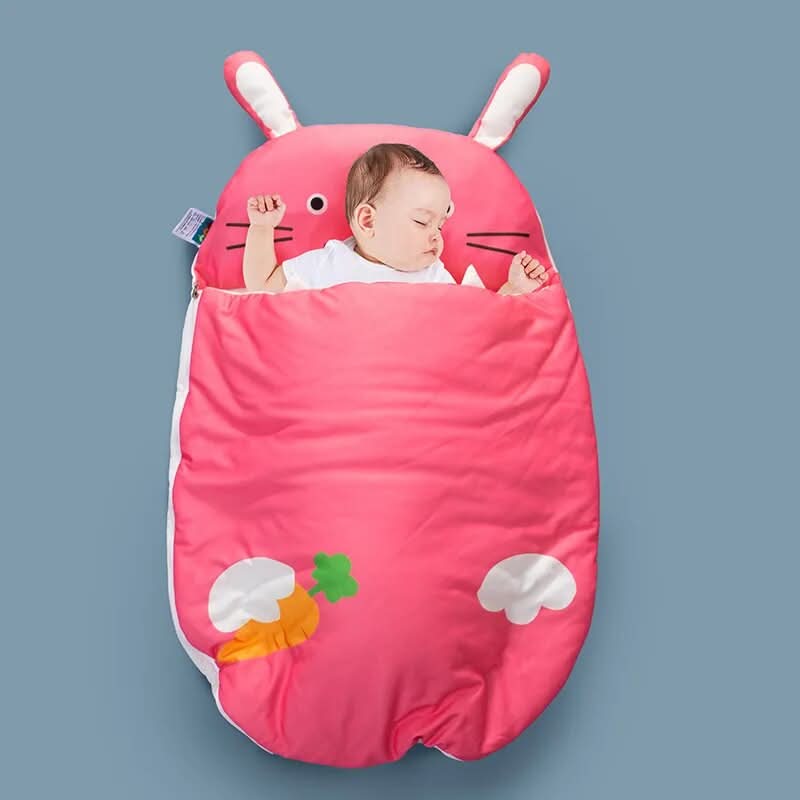 Baby Sleeping Bag Breathable Cotton Wrap Design