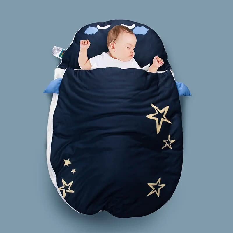 Baby Sleeping Bag Breathable Cotton Wrap Design
