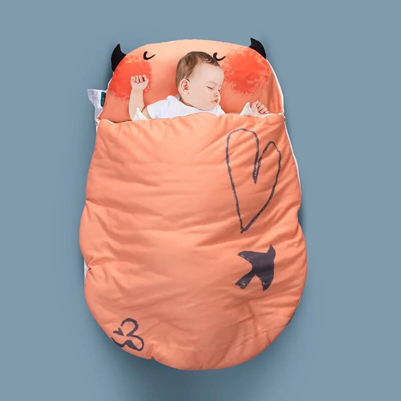 Baby Sleeping Bag Breathable Cotton Wrap Design