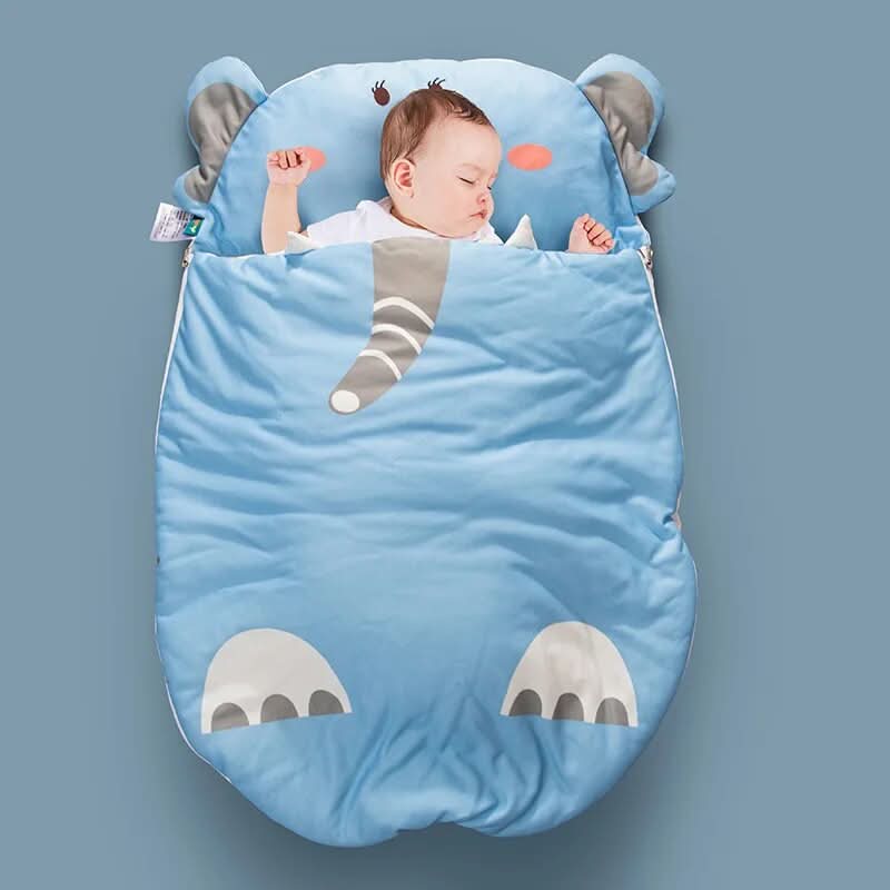 Baby Sleeping Bag Breathable Cotton Wrap Design
