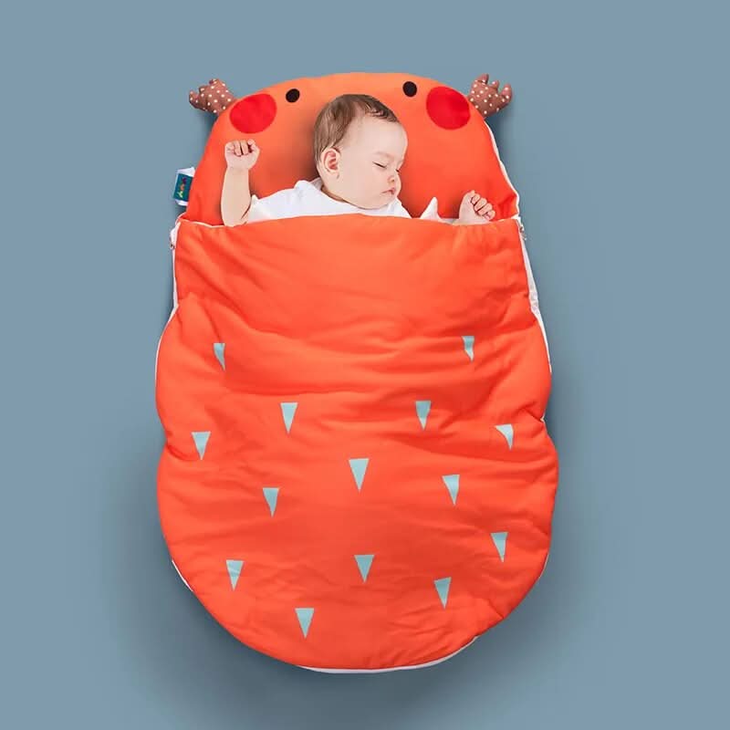 Baby Sleeping Bag Breathable Cotton Wrap Design