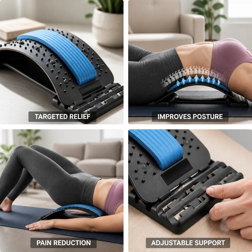 Back Stretcher Ergonomic Posture Support & Pain Relief