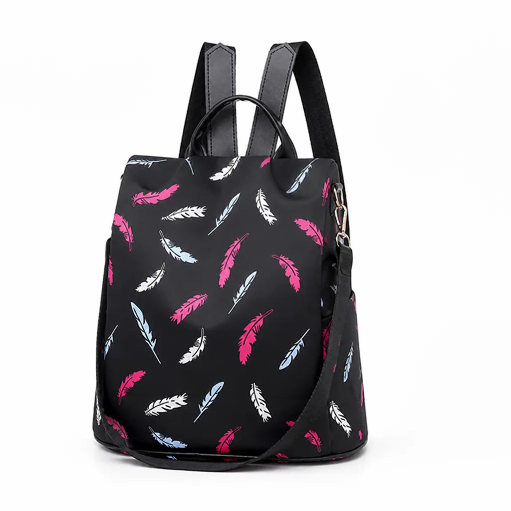 Backpack Anti-Theft Back-Opening Waterproof Oxford