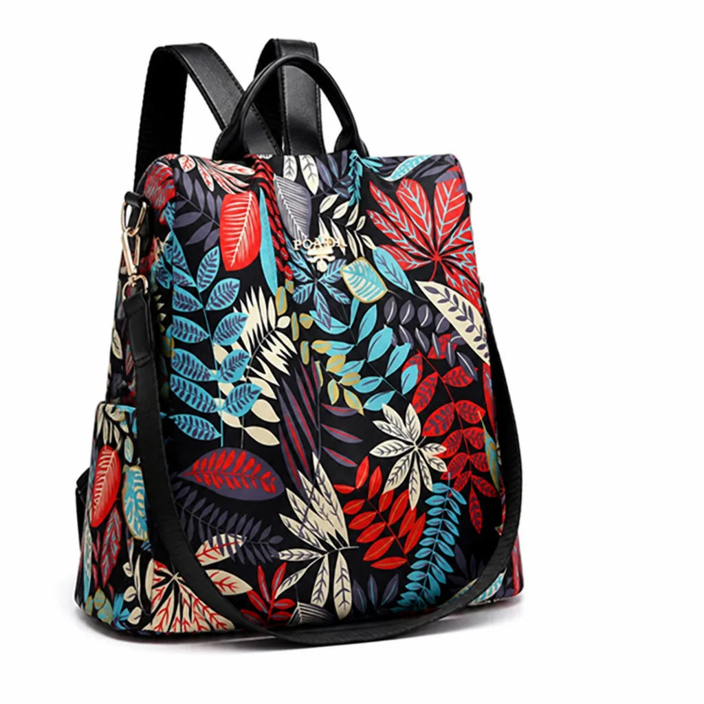 Backpack Anti-Theft Back-Opening Waterproof Oxford