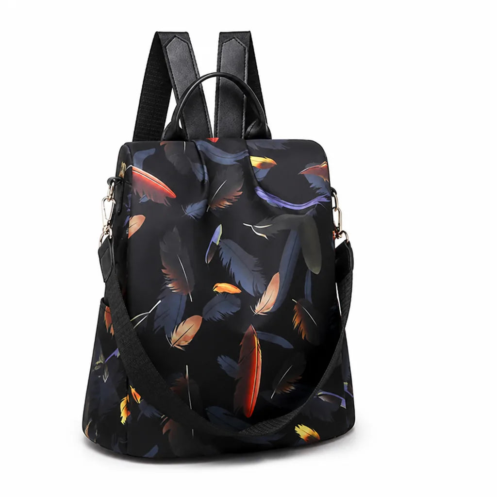 Backpack Anti-Theft Back-Opening Waterproof Oxford