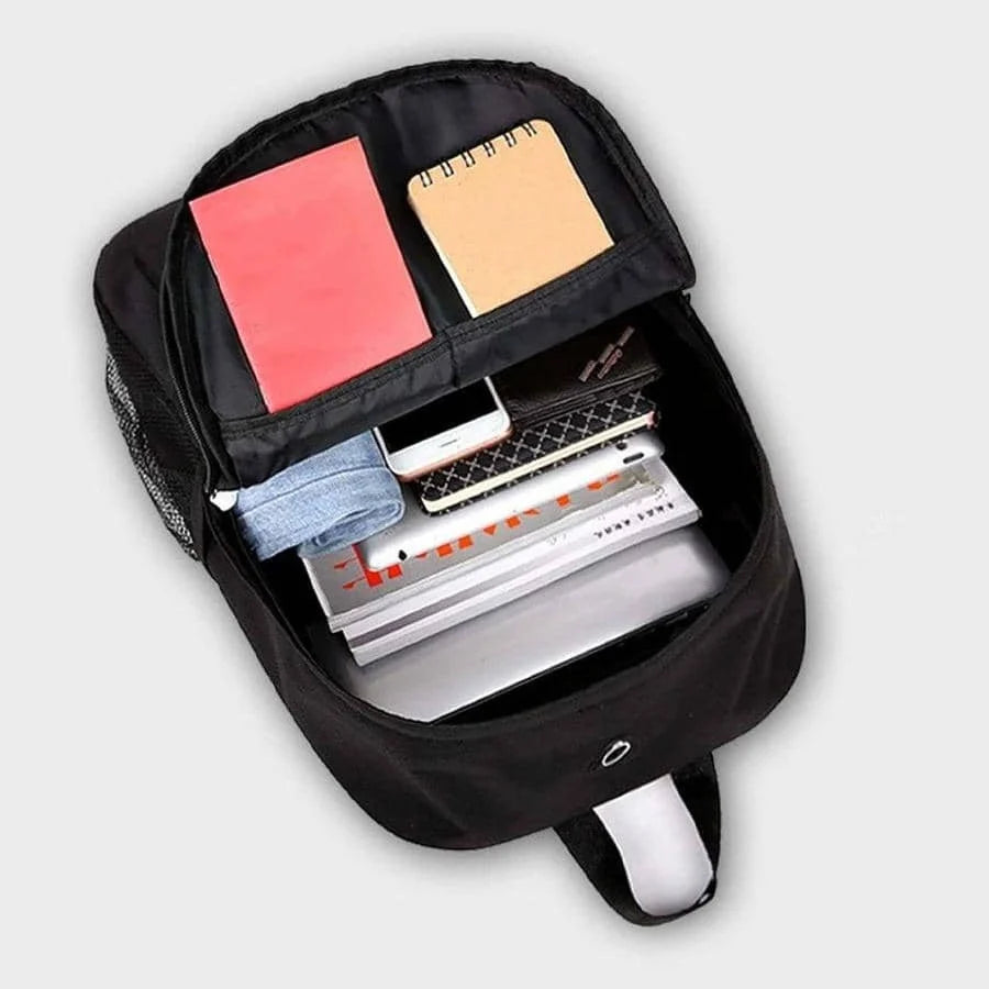 Backpack LED Accents USB Charging Port Multiple Compartments