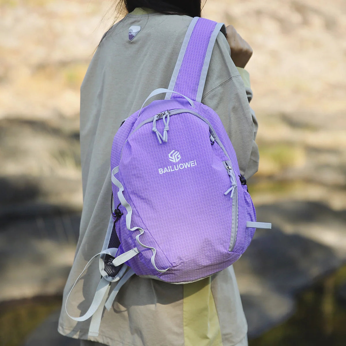 Backpack Lightweight Water-Resistant Multiple Compartments