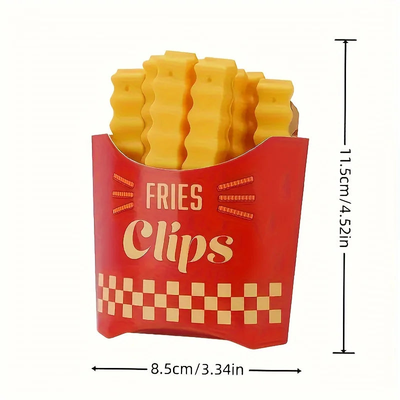 Bag Clips Magnetic Holder French Fry Design