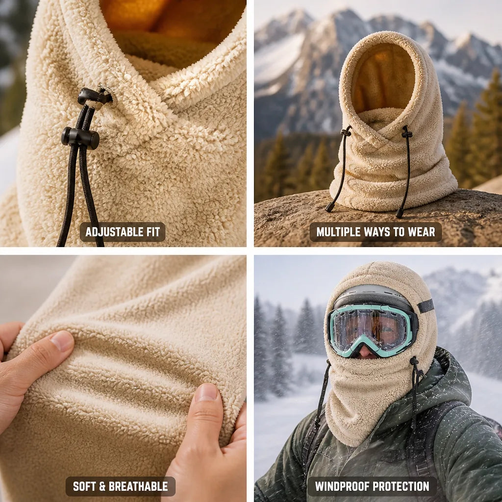 Balaclava Convertible & Adjustable Windproof