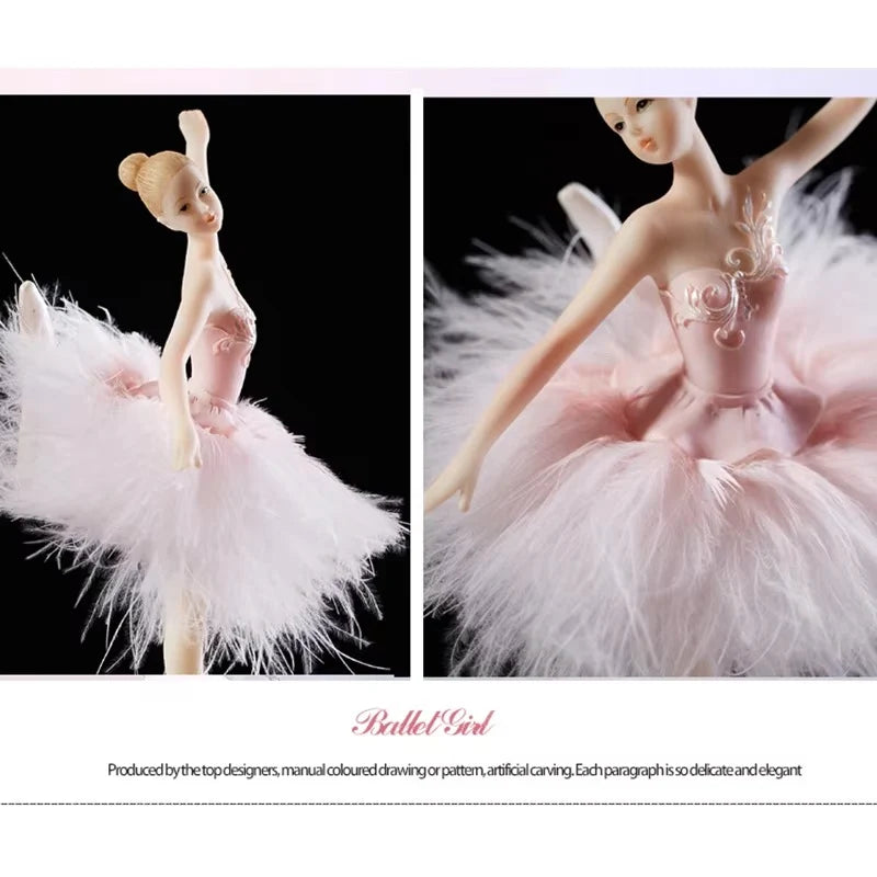 Ballerina Music Box Wind-Up Spinning Classical Melody