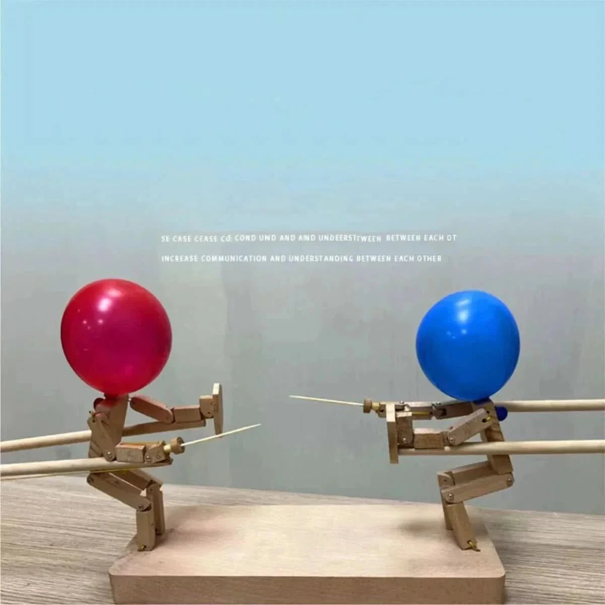 Balloon Duel Game Set Bamboo Swords & Cannons