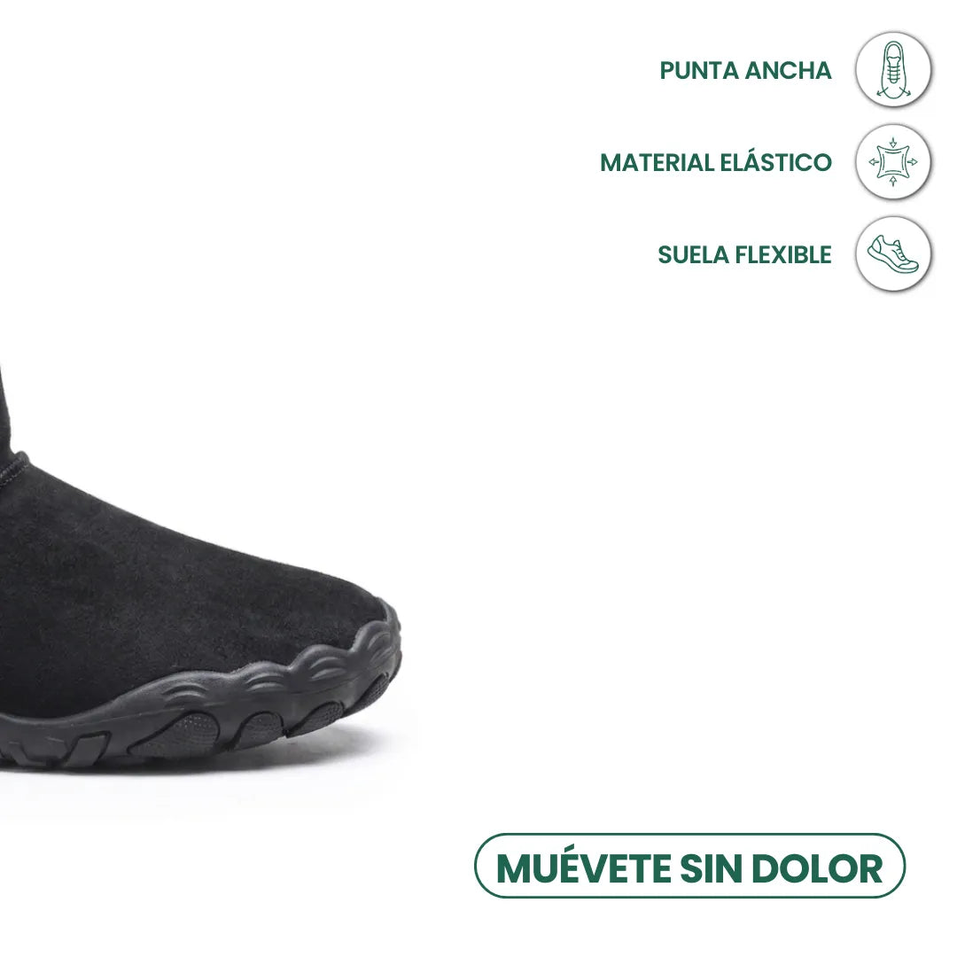 Barefoot Boots Waterproof Warm Lining Non-Slip Outsole