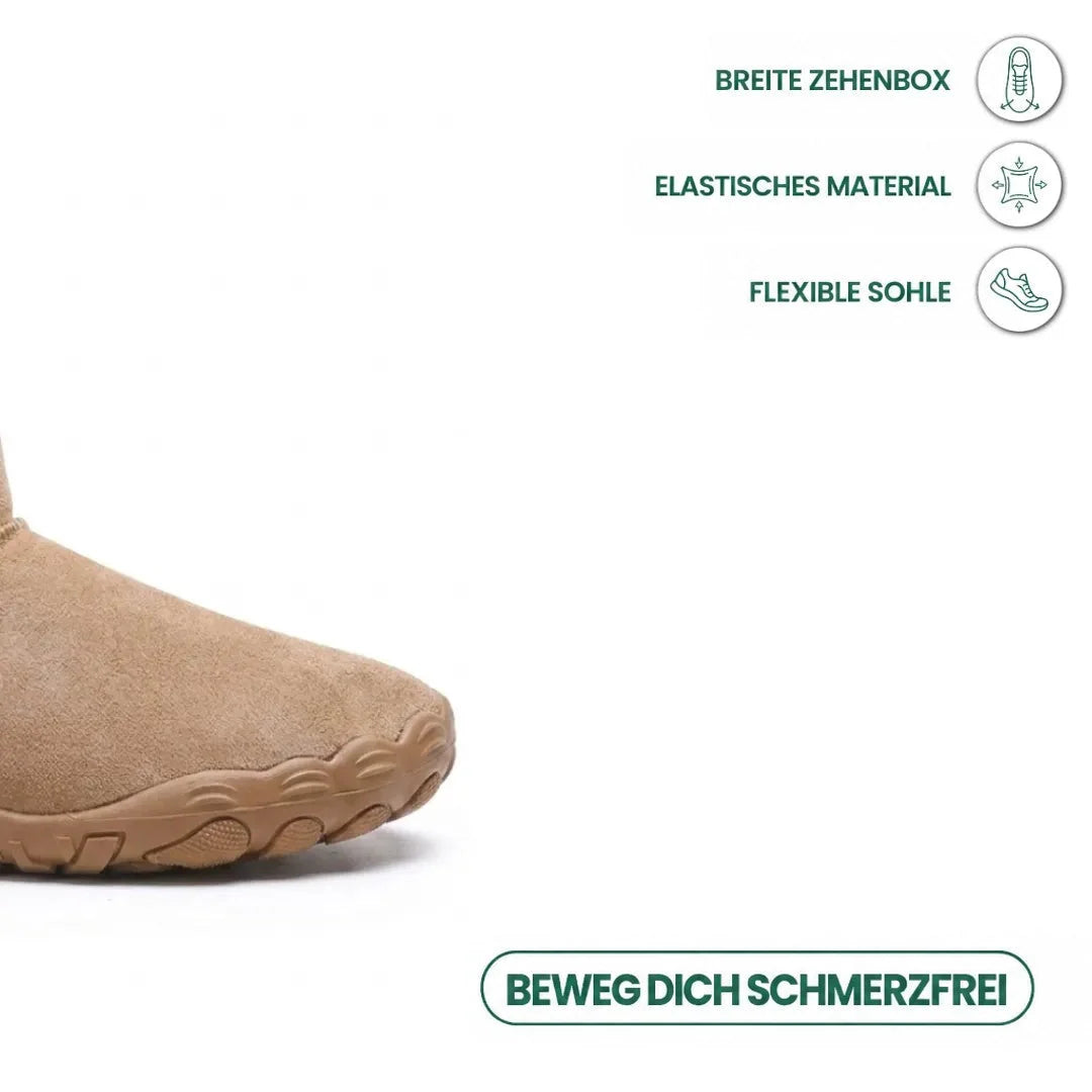 Barefoot Boots Waterproof Warm Lining Non-Slip Outsole