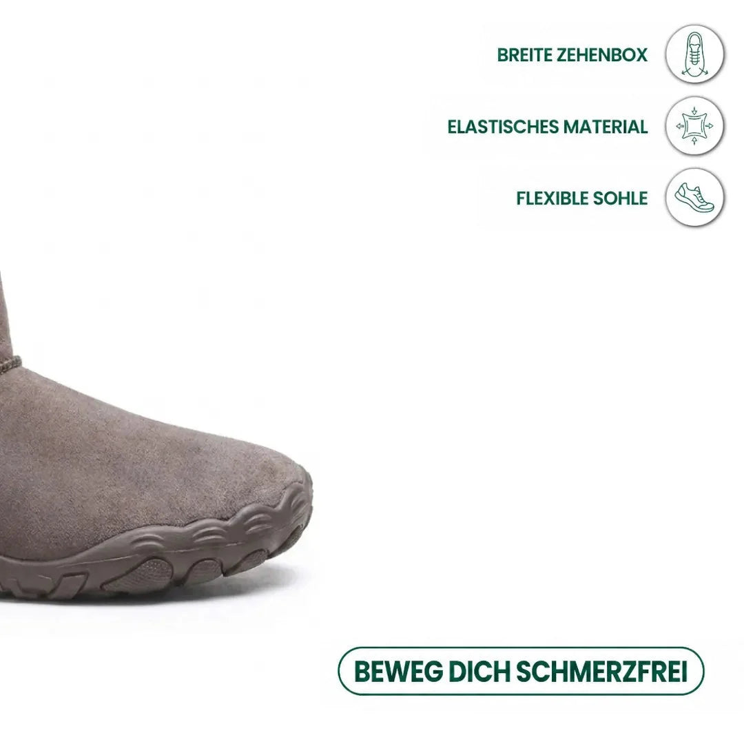 Barefoot Boots Waterproof Warm Lining Non-Slip Outsole