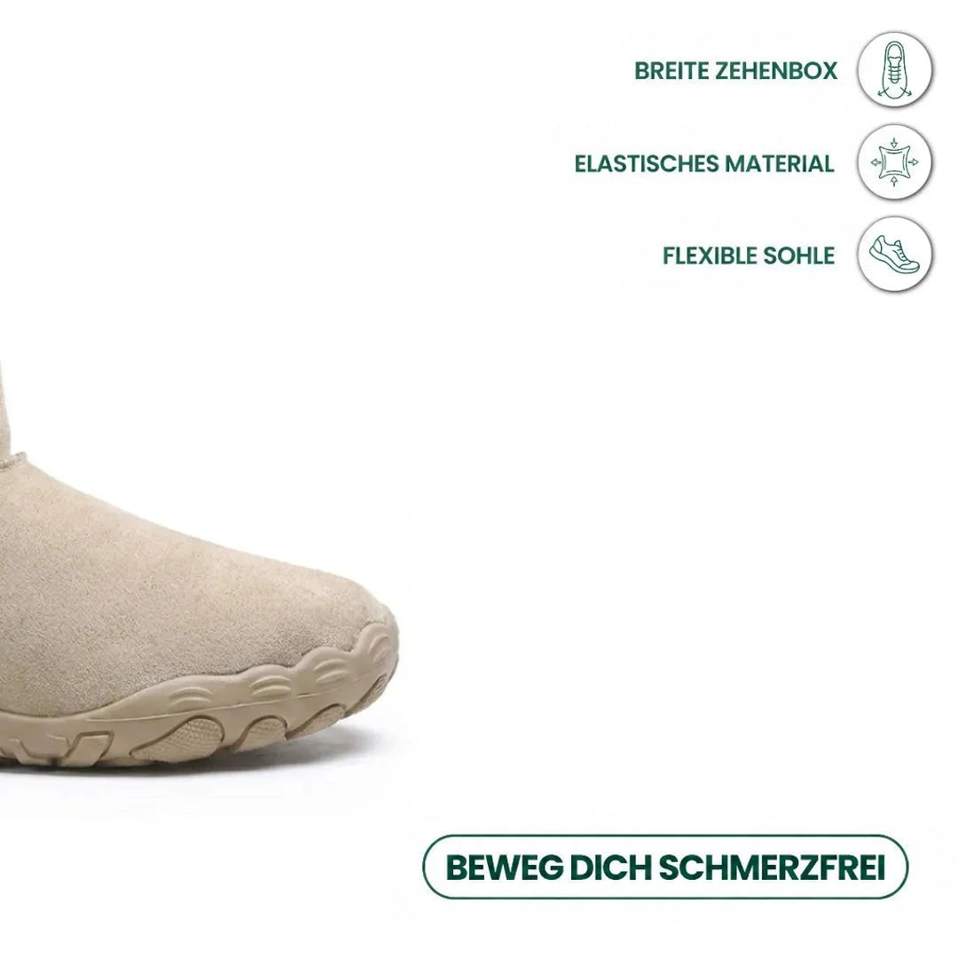 Barefoot Boots Waterproof Warm Lining Non-Slip Outsole