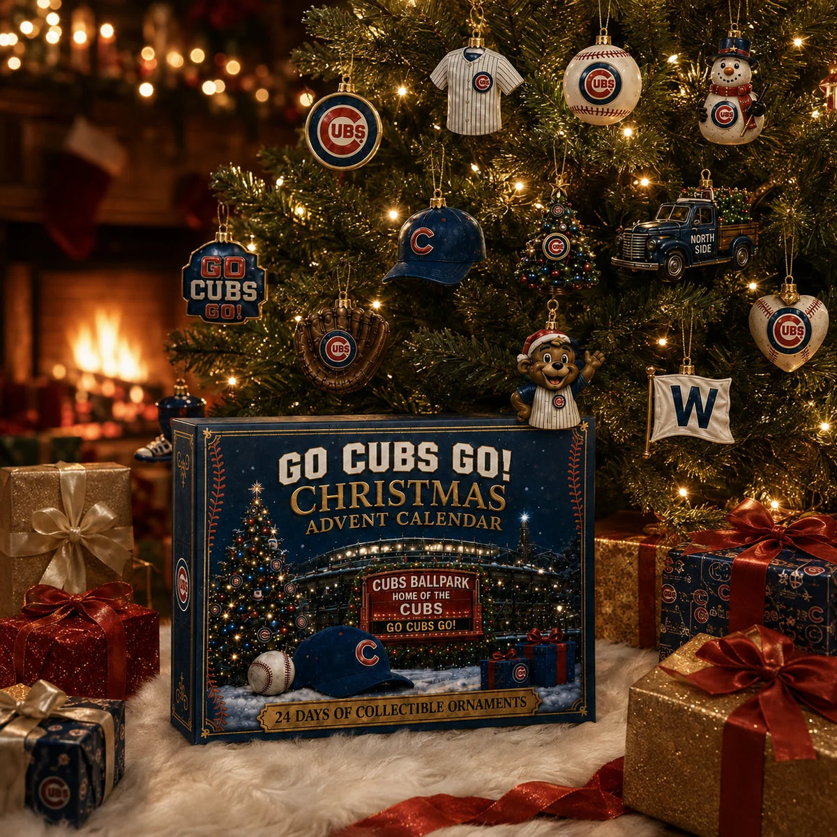 Baseball Advent Calendar 24 Collectible Ornaments