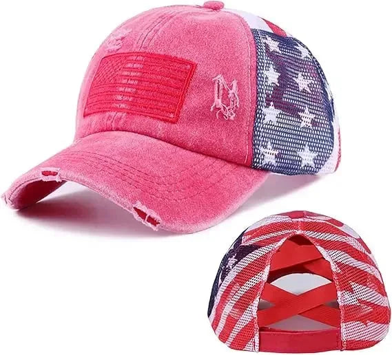 Baseball Cap Cotton Adjustable 250th Anniversary Embroidery
