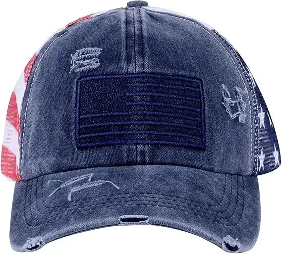 Baseball Cap Cotton Adjustable 250th Anniversary Embroidery