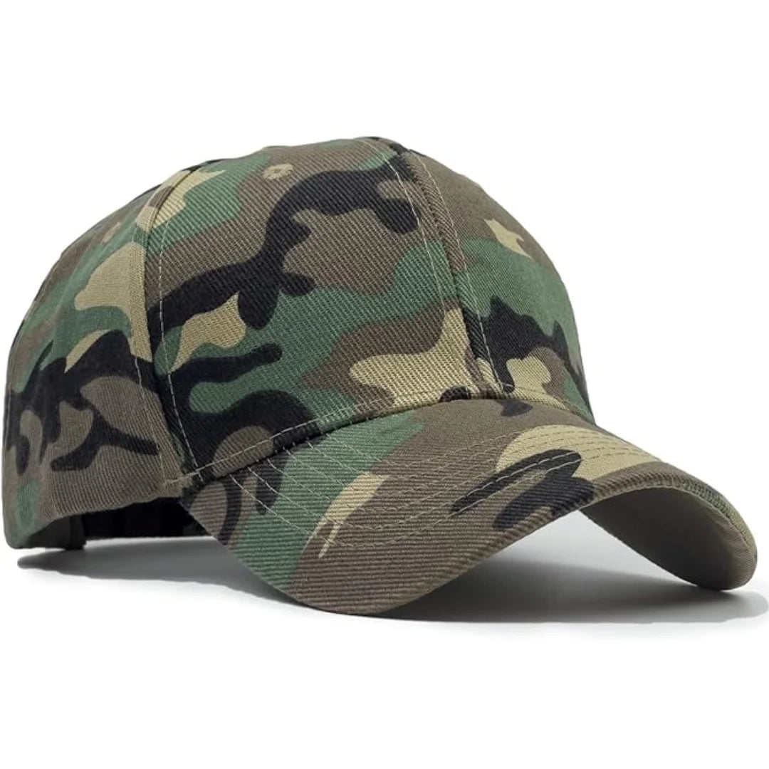 Baseball Cap Structured Crown Adjustable Closure Durable Fabric
