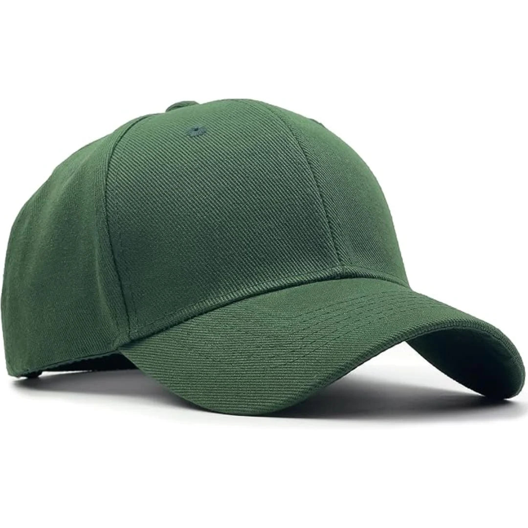 Baseball Cap Structured Crown Adjustable Closure Durable Fabric
