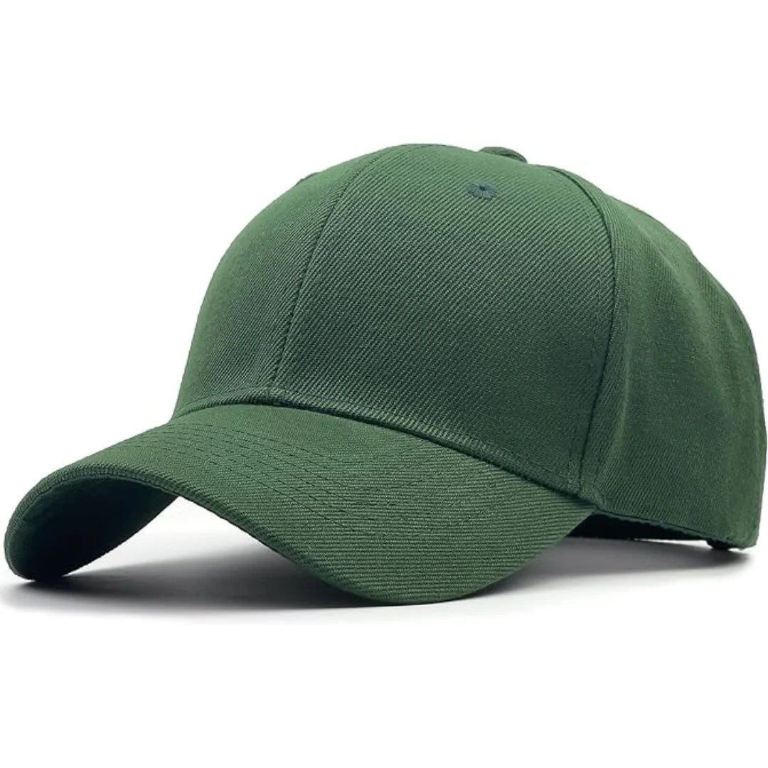 Baseball Cap Structured Crown Adjustable Closure Durable Fabric