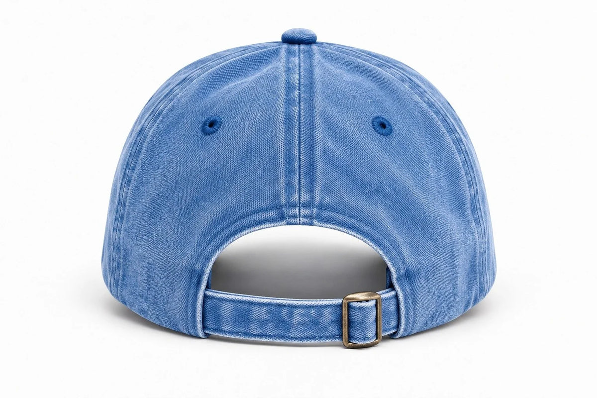 Baseball Cap Washed Cotton Twill Adjustable Jerusalem Cross Graphic