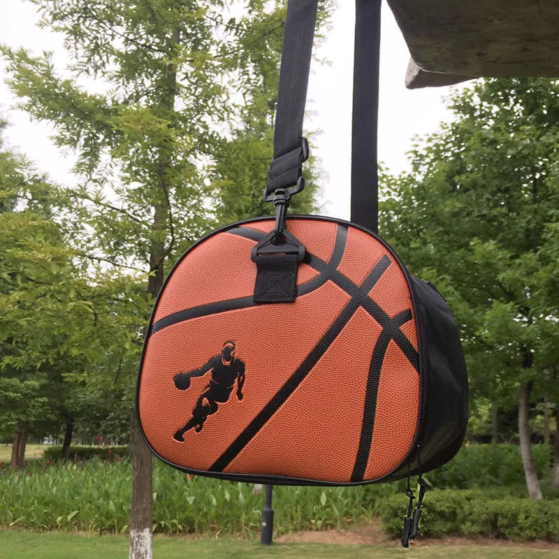 Basketball Equipment Bag Basketball-Shaped Abrasion-Resistant