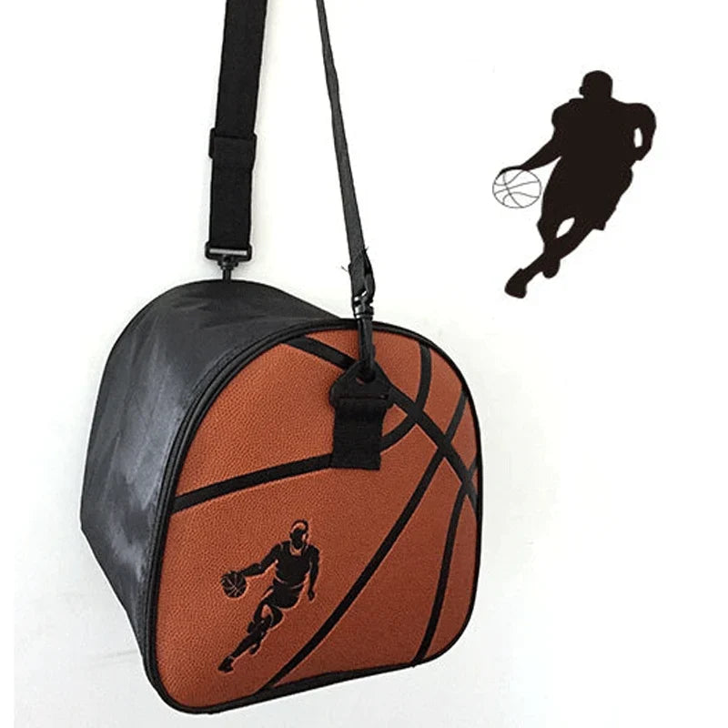 Basketball Equipment Bag Basketball-Shaped Abrasion-Resistant